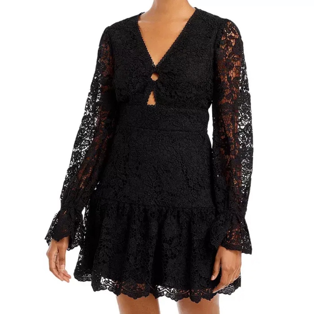 Aqua Lace O Ring Dress XL